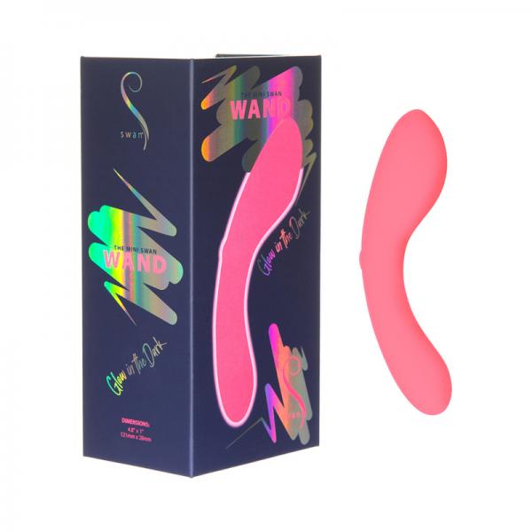 Mini Swan Wand Gitd Pink