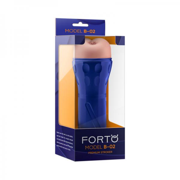 Forto Model B-02 Hard-side Ass Masturbator - Light