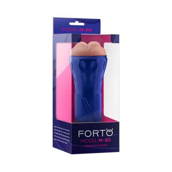 Forto Model M-80 Hard-side Mouth Masturbator - Light