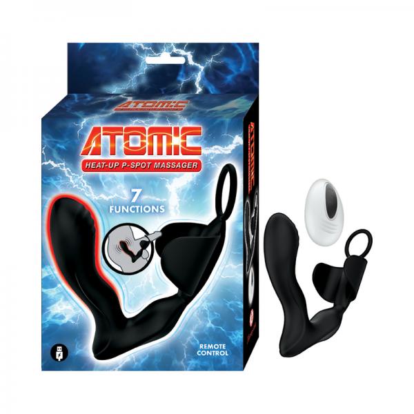 Atomic Heat-up P-spot Massager Black