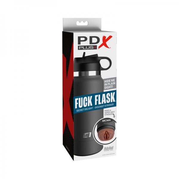 Pdx Plus Fuck Flask Secret Delight Stroker - Brown/grey