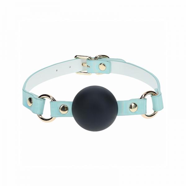 Ouch! Paris Collection Silicone Ball Gag Blue