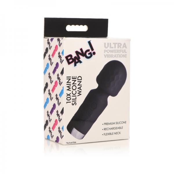 Bang 10x Mini Silicone Wand Black