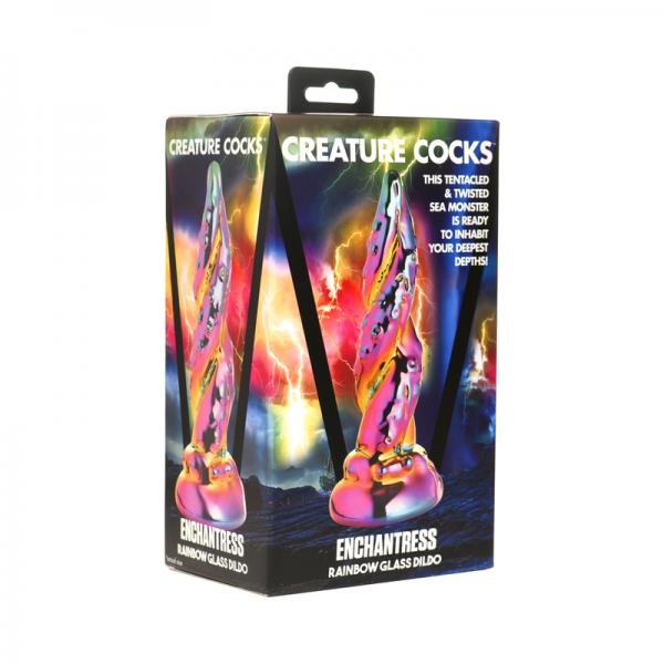 Enchantress Rainbow Glass Dildo