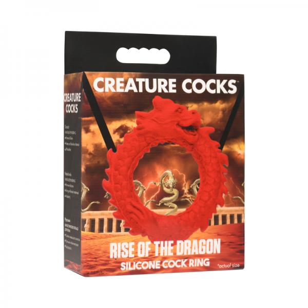 Rise Of The Dragon Silicone Cock Ring