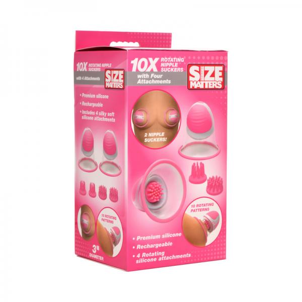 Size Matters 10x Rotate Nipple Suckers
