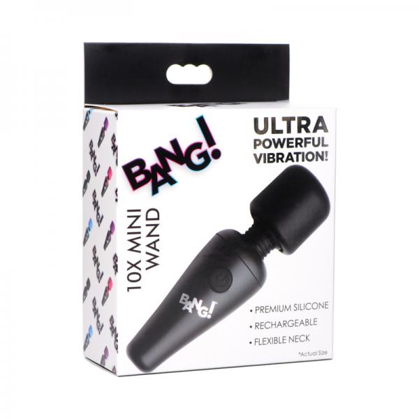 Bang 10x Vibe Mini Silicone Wand Black