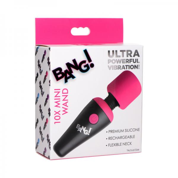 Bang 10x Vibe Mini Silicone Wand Pink