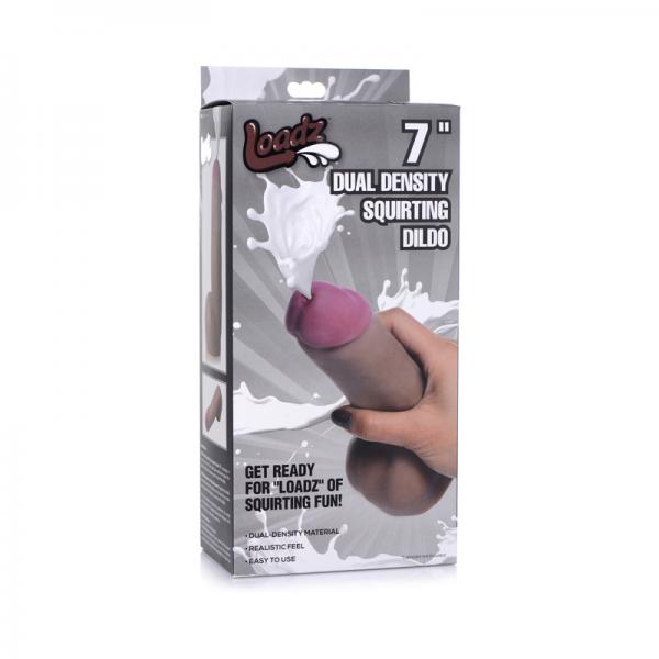 Dual Density Squirting Dildo - 7 Inch