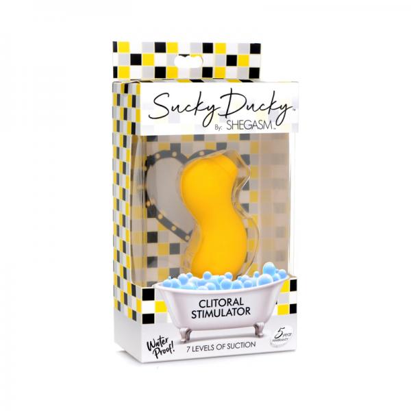 Sucky Ducky Silicone Clitoral Stimulator - Yellow