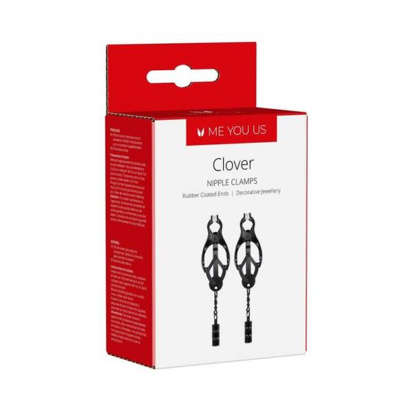 Me You Us Clover Nipple Clamps Black