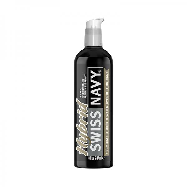Swiss Navy Premium Hybrid Lubricant - 8 Oz Bottle