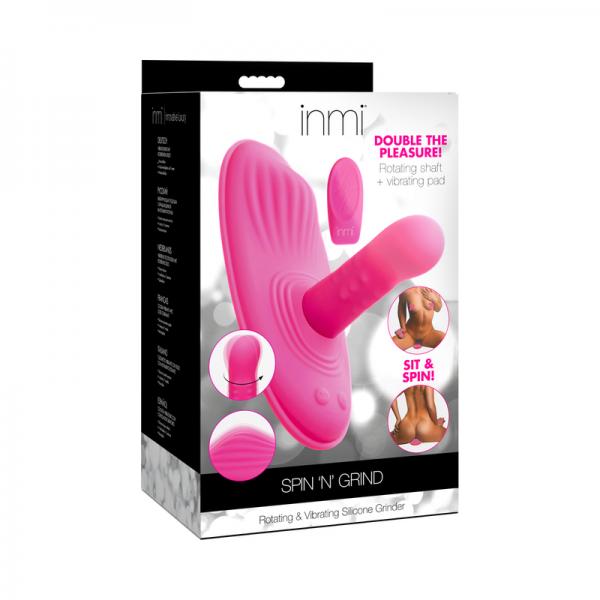 Spin N' Grind Rotating And Vibrating Silicone Sex Grinder