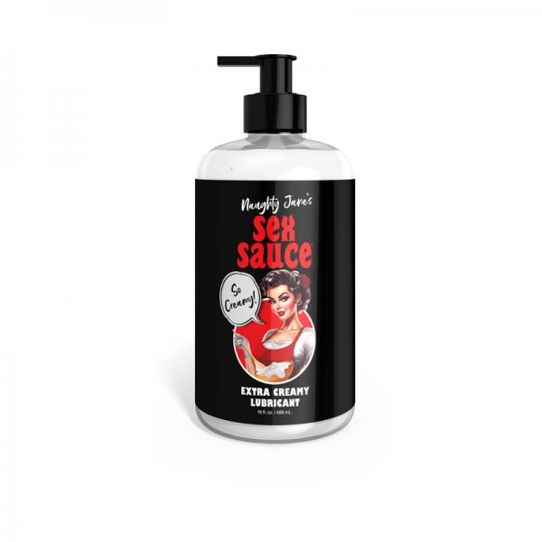 Naughty Jane's Sex Sauce Extra Creamy Lubricant - 16oz