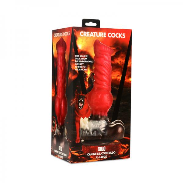Creature Cocks Cujo Dildo Xl Red/blk