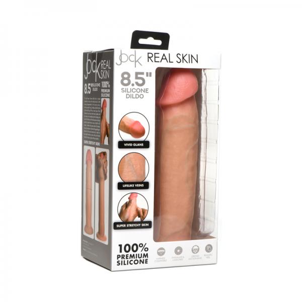 Jock Real Skin Silicone Dildo 8.5 In. Light