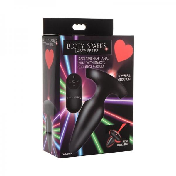 Booty Sparks Laser Heart Plug Md