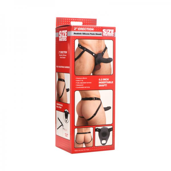 Size Matter 2 Erection Real Sheath Blk