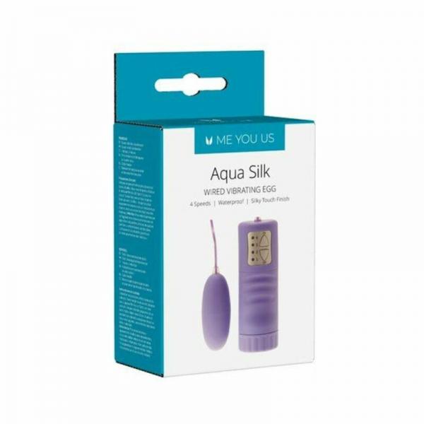 Aqua Silks Vibrating Egg Purple Minx
