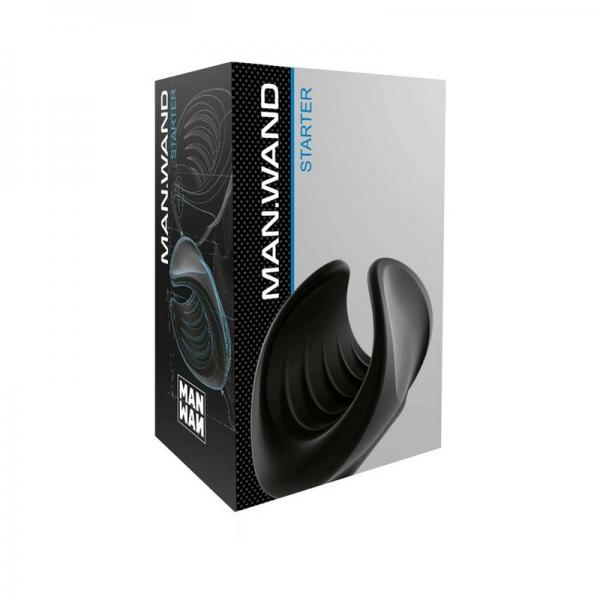 Man Wand Starter Black Masturbation Tool