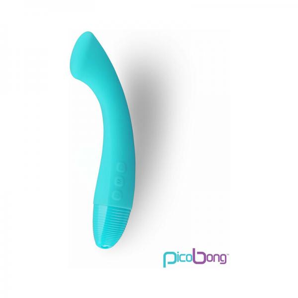Pico Bong Moka G Silicone Vibe Waterproof - Blue
