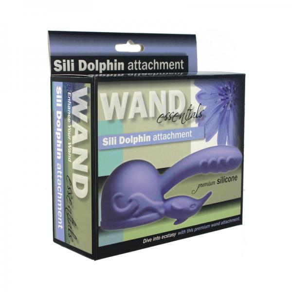 Dual Pleasure Silicone Dolphin Wand Attachment