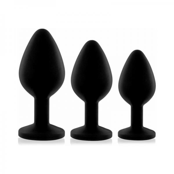 Rianne S Booty Plug Set 3X Black