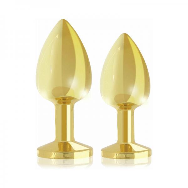 Rianne S Booty Plug Set 2X Metal Gold