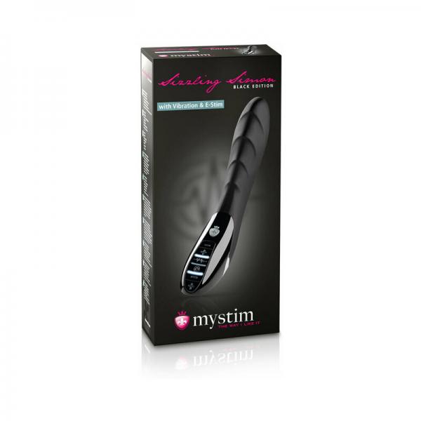 Mystim Sizzling Simon Estim Vibrator Black Edition - Black