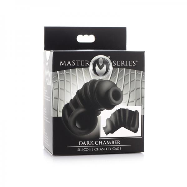 Ms Dark Chamber Silicone Chastity Cage