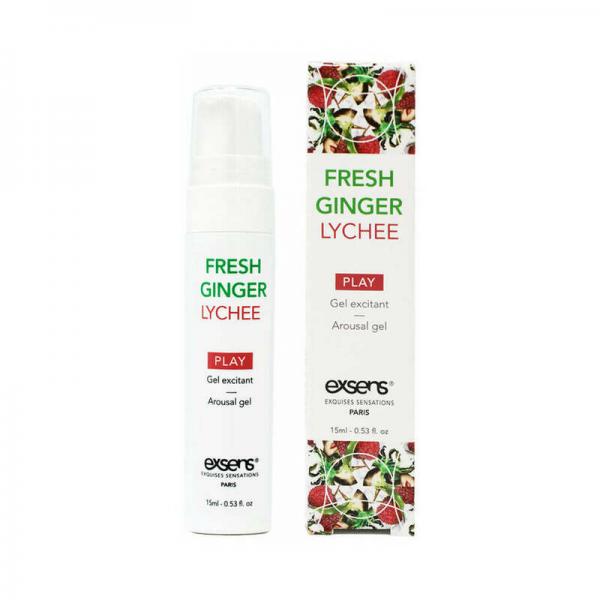 Exsens Arousal Gel Fresh Ginger Lychee 0.5 Oz.