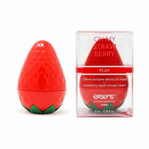Exsens Of Paris Nipple Cream Oh My Strawberry .27oz