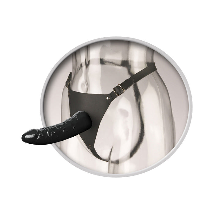 Fetish Fantasy Leather Strap-on Black