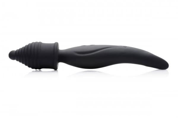 Dual Diva 2 In 1 Silicone Massager Black