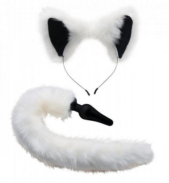 Tailz Fox Tail Anal Plug and Ears Set