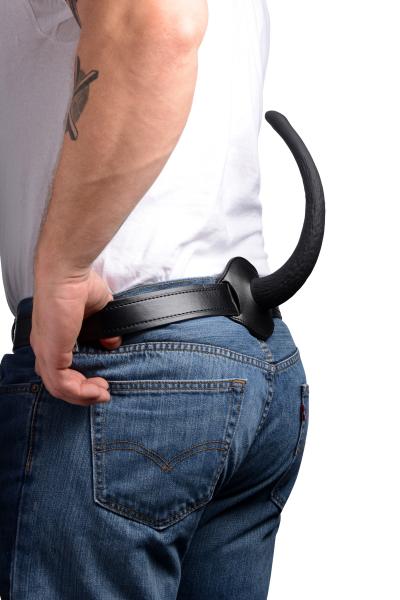 Rover Tail Puppy Tail Belt Harness Black