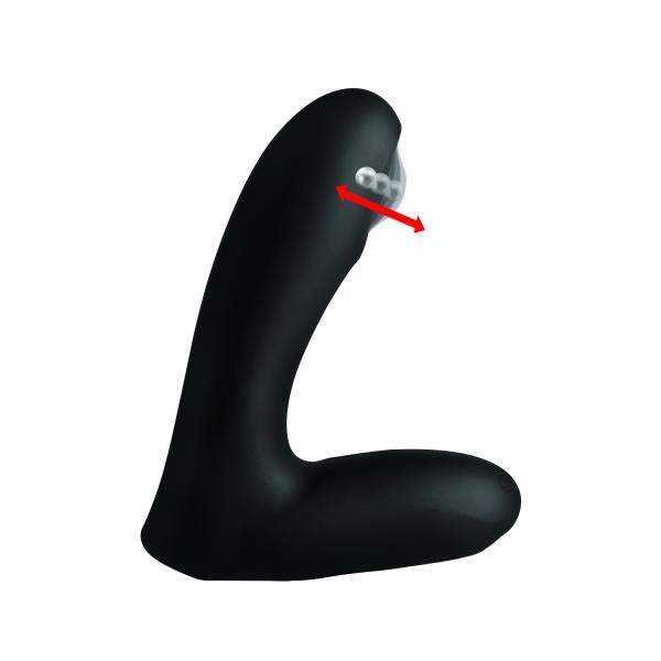 Alpha Pro 12X Tapping Prostate Stimulator Black