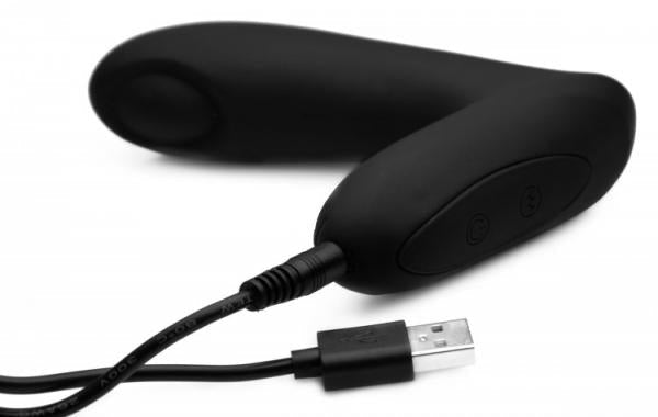 Alpha Pro 12X Tapping Prostate Stimulator Black