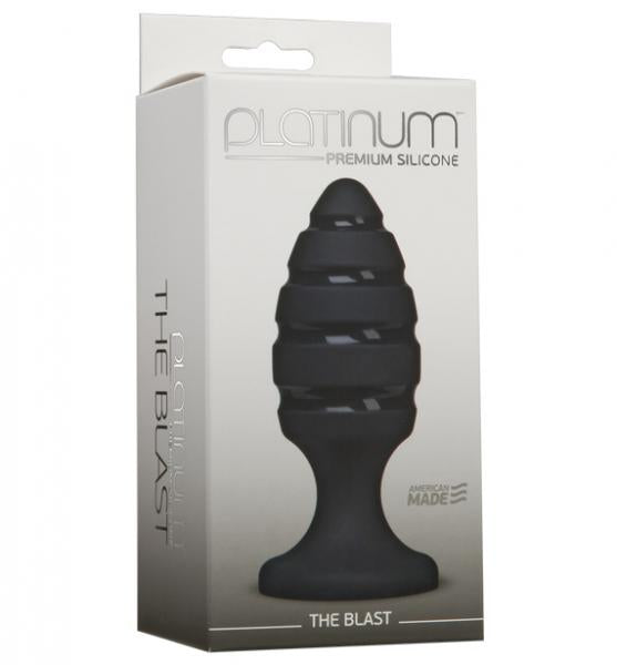 Platinum Premium Silicone The Blast Anal Plug Black
