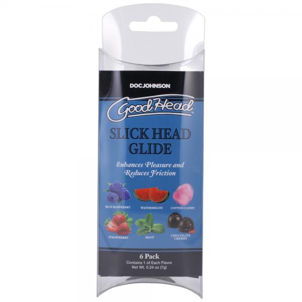 Goodhead Slick Head Glide Multi-flavor 6-pack 0.24 Oz.