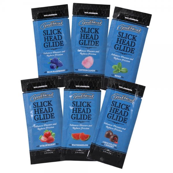 Goodhead Slick Head Glide Multi-flavor 6-pack 0.24 Oz.