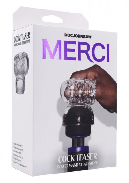 Merci Wand Attachment Cock Teaser Clear