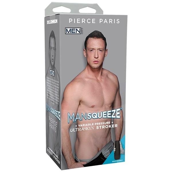 Man Squeeze Pierce Paris Ultraskyn Stroker Ass Vanilla