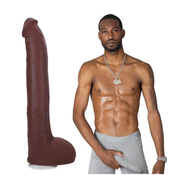 Signature Cocks Hollywood Cash 11 In. Ultraskyn Vac-u-lock Dildo
