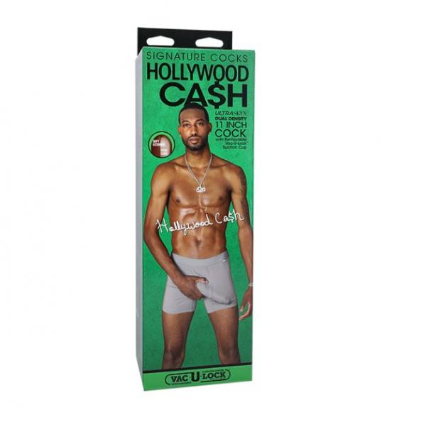 Signature Cocks Hollywood Cash 11 In. Ultraskyn Vac-u-lock Dildo