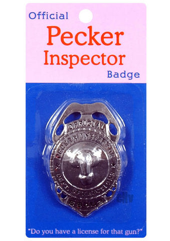 Official Pecker Inspector Badge