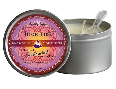 3 In 1 Round Massage Oil Candle High Tide	6oz