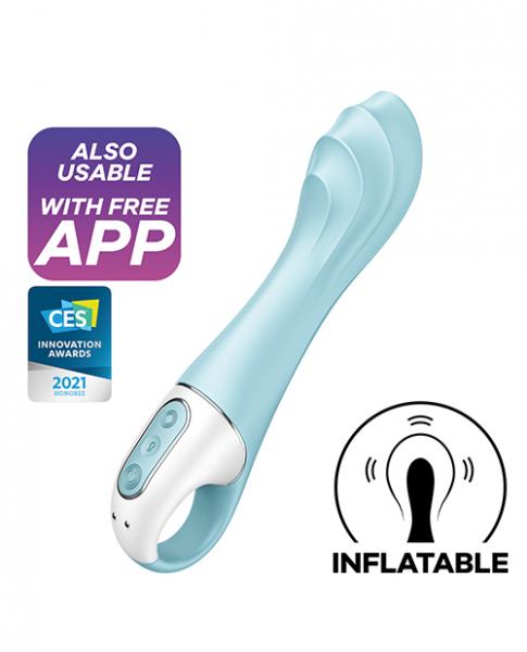 Satisfyer Air Pump Vibrator 5+ Blue