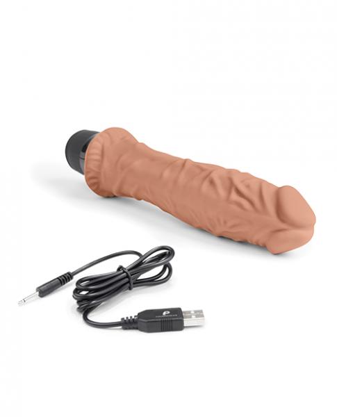 Pc Girthy Realistic Vibrator 8 Mocha