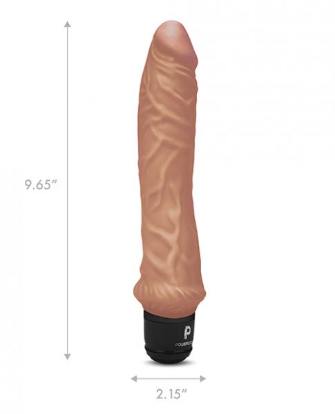 Pc Girthy Realistic Vibrator 8 Mocha